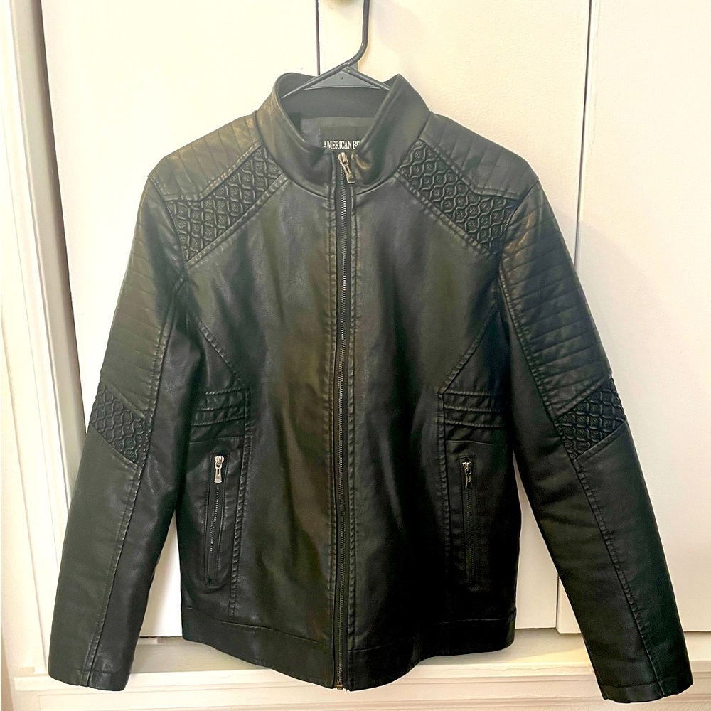 Faux Leather Jacket- Small